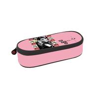 Maricart - Astuccio Taylor Swift, Round Tombolino Portapenne per Scuola, Scuola Elementare, Scuola Media, Chiusura con Zip (Taylor Swift, Nero, Standard)