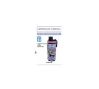 Maricart Borraccia Termica con Cannuccia Linea Shout Let’s Roll 500 ml