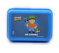 Maricart Stumble Guys Contenitore per il Pranzo, Scatola Merenda per Bambini, Blu, Design Mr. Stumble