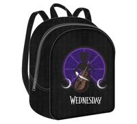 Maricart | Wednesday Zaino Casual Mercoledì Addams Premium Backpack Zainetto per Bambini Bambina e Ragazza Zaini da Tempo Libero