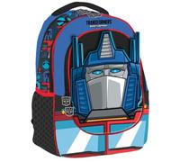 Maricart | Zaino Scuola Elementare per Bambini 32x21x42 cm Zainetto da Bambino con Luci, Suono e 2 Compartimenti con Chiusura a Zip - Transformers