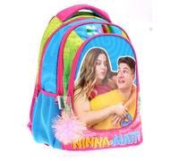 Maricart | Zaino Scuola Elementare per Bambini 32x21x42 cm Zainetto da Bambino o Bambina con 2 Compartimenti e Chiusura a Zip - Ninna e Matti