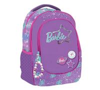 Maricart | Zaino Scuola Elementare per Bambini 32x21x42 cm Zainetto da Bambino o Bambina con 2 Compartimenti e Chiusura a Zip - Barbie