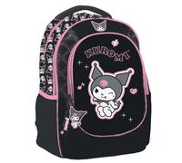 Maricart Zaino Scuola Elementare per Bambini 32x21x42 cm Zainetto da Bambino o Bambina con 2 Compartimenti e Chiusura a Zip - realizzato per KUROMI