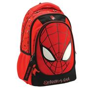Maricart Zaino Scuola Elementare Spiderman 32x21,5x42 cm - Zaino Ovetto con 2 Compartimenti e Zip - Zainetto Bambino Ergonomico con Schienale e Spallacci Imbottiti