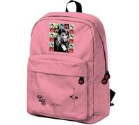 Zaino Taylor Swift, Design in Due Colori, Rosa e Nero, Stile Casual con Stampa Grafica (Nero)