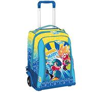 MARICART ZAINO TROLLEY SCUOLA BLU DUO NINNA & MATTI 74118 (AZZURRO)