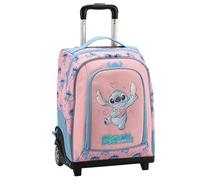 Maricart Zaino Trolley Scuola Elementare Stitch 34,5x21x45 cm - Trolley Duo con Ruote in Gomma e Manico Telescopico - Zainetto Bambino/Bambina Anno 2026/2027