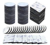 Maridergo 60 cuscinetti biadesivi, 2 forme (rotonde e quadrate), resistenti cuscinetti adesivi in schiuma, nastri di montaggio resistenti per appendere, ufficio, casa, progetti fai da te