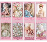Marie Antoinette Oracle Cards Deck Queen of France Oracle Cards Deck. Pink Dreams, Love and Passion Oracle.