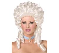 Marie Antoinette Parrucca Bianco Ricci Barocco Vitctorian Donna Costume Nuovo