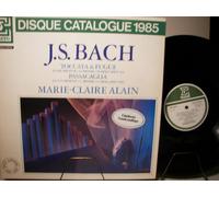 MARIE-CLAIRE ALAIN - J.S.BACH - TOCCATA & FUGUE / PASSACAGLIA - ERATO DISQUE CATALOGUE 1985 - LIMITIERTE SONDERAUFLAGE - DIGITAL - VINYL