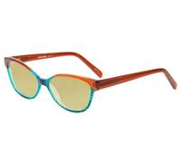 Marie Claire MC6215-BTU Polarizzati Sole Cateye Marrone Blu Turchese Fade 55mm