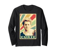 Marie-Curie, Colori Vintage Maglia a Manica