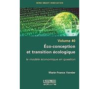 Marie-France Vernier Éco-conception et transition écologique (Tascabile)