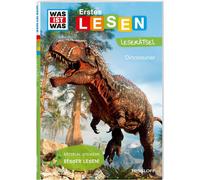 Marie Gerstner WAS IST WAS Erstes Lesen. Leserätsel Dinosaurier / (Geklammert)