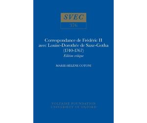 Marie-Hélène Co Correspondance de Frédéric II avec Louise-Dor (Copertina rigida)