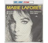 Marie Laforet - Blanche nuit de satin (1982) / Vinyl single [Vinyl-Single 7'']