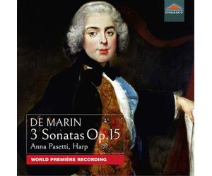 Marie Martin Marcel Vicomte de Marin De Marin: 3 Sonatas, Op. 15 (CD) Album