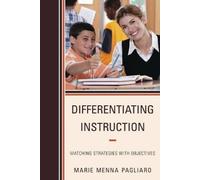 Marie Menna Pagliaro Differentiating Instruction (Copertina rigida)