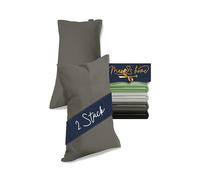 Marie´s Home 2 federe per cuscini 40 x 80 cm federe per cuscini 1613.2353, antracite