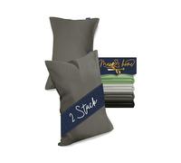 Marie´s Home 2 federe per cuscino 40 x 60 cm, federa per cuscino 1613.2353, antracite