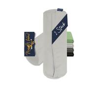 Marie´s Home 2 federe Velvety Soft per cuscino cervicale 1615.2355, ca. 40 x 15 cm, argento