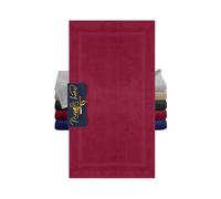 Marie´s Home Tappeto da bagno di lusso XL per grandi bagni o corridoi 1612.2351, 1 pezzo, 60 x 110 cm, bordeaux