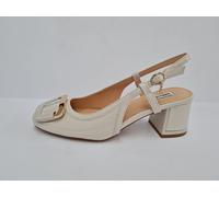 Mariella Burani Chanelle Donna in Ecopelle Con Tacco e Fibbia - BEI (Beige)