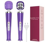 MARIELOVE Magic Wand massaggiatore - Massaggio ad alte prestazioni | 20 livelli | Forte vibrazione e testa flessibile in silicone | ideale per rilassamento muscolare, massaggio collo, schiena e corpo