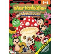 Marienkäfer Schnitzeljagd Kinder-Geburtstag-Party 6-8 Jahre: Das Kinderparty-Geburtstagsspiel mit Schatzsuche und allem, was ihr benötigt - Gratis-Deko