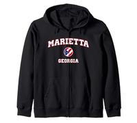 Marietta Georgia (Georgia) Felpa con Cappuccio
