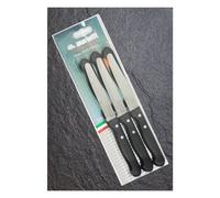 Marietti 1860 Set coltelli 6 pz lama dentata RIVETTATA Nero 24RBV6N