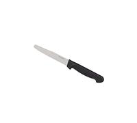 Marietti Coltelleria MRT240024 Confezione 6 Coltelli Tavola, Nero, Acciaio Inossidabile