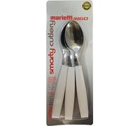 Marietti Coltelleria Set 6 Pezzi Cucchiai da Tavola Smarty Bianco Marietti