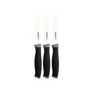 Marietti lady BBQ, set 3 coltelli bistecca, lama punta seghettata
