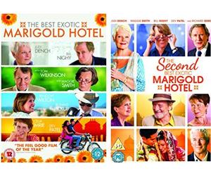 Marigold Hotel 1-2 Complete DVD Collection : The Best Exotic Marigold Hotel / The Second Best Exotic Marigold Hotel + Special features by Maggie Smith