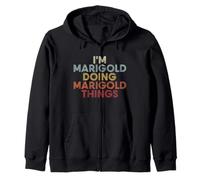 Marigold Name Marigold Personalized Name First Given Felpa con Cappuccio