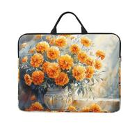 Marigold-Painting - Custodia per computer portatile da 14 pollici, con chiusura a cerniera