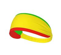 Marijuana Leaf Rasta Colors Flag Unisex Headband Elastica Fascia Capelli Leggera Fasce Per Capelli Per All'Aperto Corsa Ciclismo