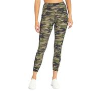 Marika - Legging alla Caviglia da Donna con Tasca Alta Acquerello Camo S