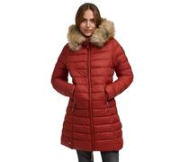 MARIKOO B647 Giacca trapuntata da donna per inverno/mezza stagione, terracotta, M