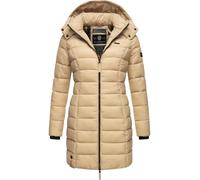 MARIKOO Cappotto invernale 'Abendsternchen' beige / nero Donna MARIKOO 5XL