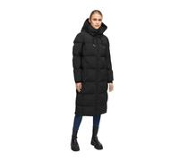 MARIKOO Cappotto invernale da donna (XS-5XL) - trapuntato, cappuccio rimovibile, antivento - N102, Nero , M