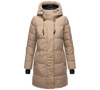 MARIKOO Cappotto invernale 'Kaituu XVI' beige scuro / nero Donna MARIKOO S