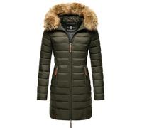 MARIKOO Cappotto invernale 'Rose' marrone chiaro / verde scuro / nero Donna - Abbigliamento - Taglie comode - Cappotti MARIKOO M