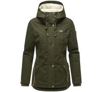 MARIKOO Parka invernale 'Bikoo' terra d'ombra / verde scuro Donna MARIKOO L