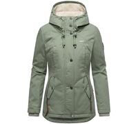 MARIKOO - Giacca invernale calda da donna con cappuccio morbido Bikoo, taglie XS-5XL, XL