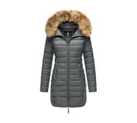 MARIKOO Giacca invernale da donna trapuntata B647, Blu Stormy, S