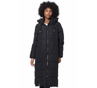 MARIKOO Giacca invernale da donna trapuntata lunga giacca invernale parka giacca calda B985, Nero , L